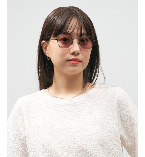  「【WEB限定】Zoff｜GDC ウェリントン型 調光サングラス｜紫外線で色が変わるレンズ｜紫外線対策 UVカット」|サングラス|