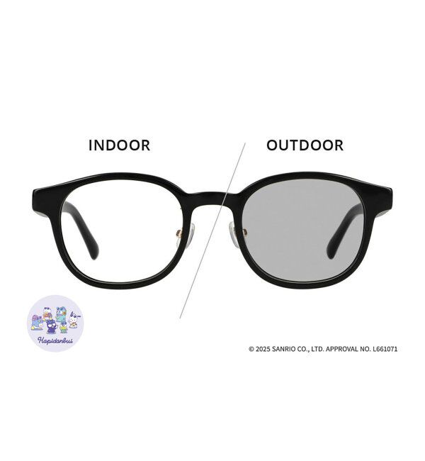  「【WEB限定】Zoff｜はぴだんぶい 調光サングラス｜紫外線で色が変わる 紫外線対策 UVカット｜グッズ  」|サングラス|