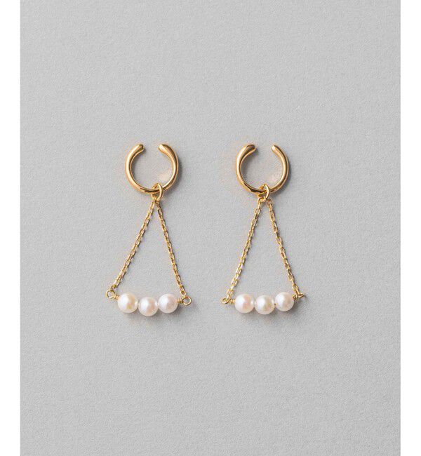 ete「パール イヤリング」|イヤリング|イエローゴールド