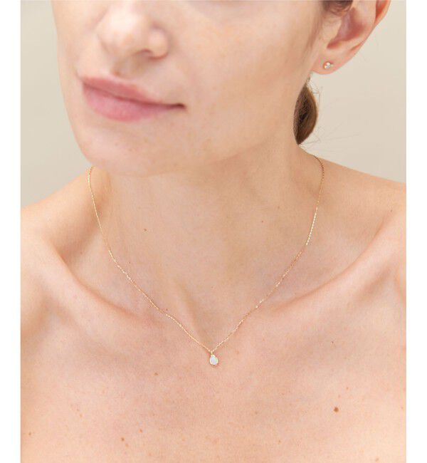 ete「K10YG オパール ネックレス」|ネックレス|