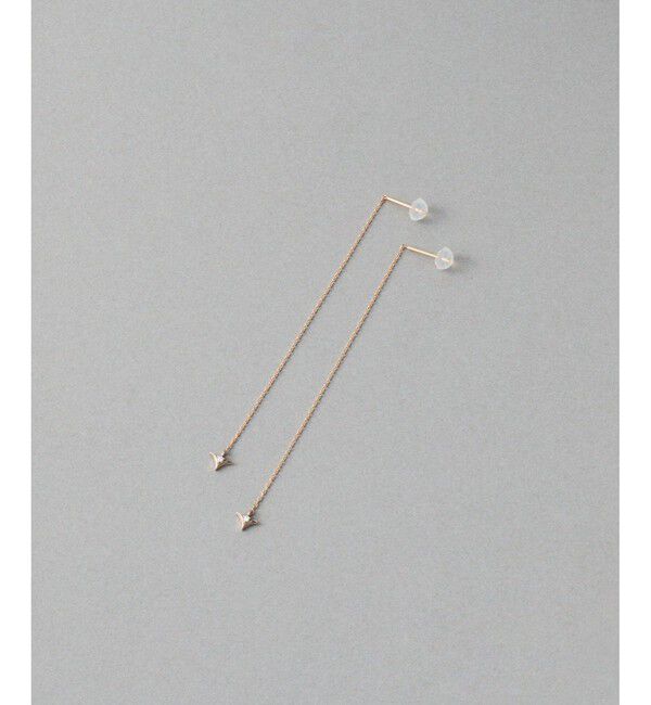 ete「[ムーンリット] K18MPG ダイヤモンド ピアス」|ピアス|