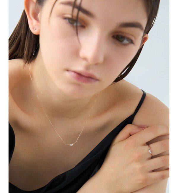 ete「[ムーンリット] K18MPG ダイヤモンド ネックレス」|ネックレス|