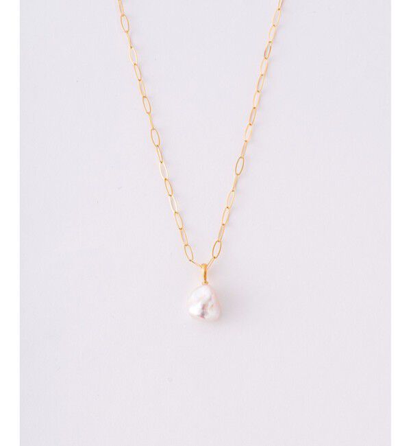 Jouete「パール ロングネックレス」|ネックレス|イエローゴールド