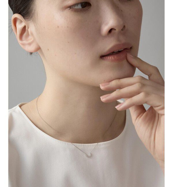 Jouete「PT900/850 レイヤーネックレス ダイヤモンド」|ネックレス|