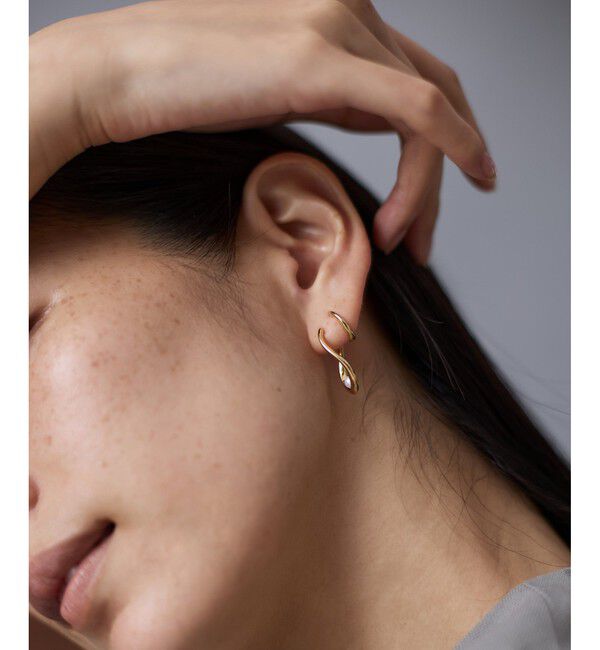 Jouete「ダブルイヤリング パール」|イヤリング|