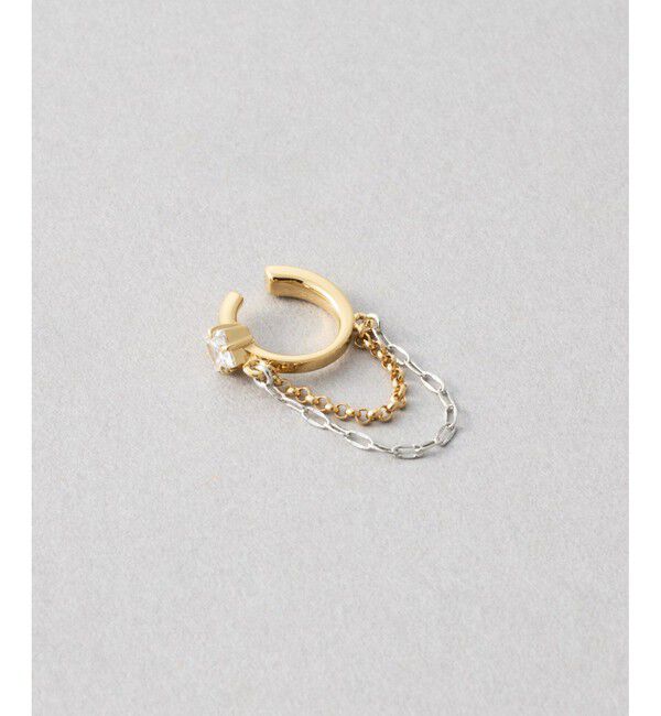 Jouete「イヤリング ジルコニア コンビカラー」|イヤリング|