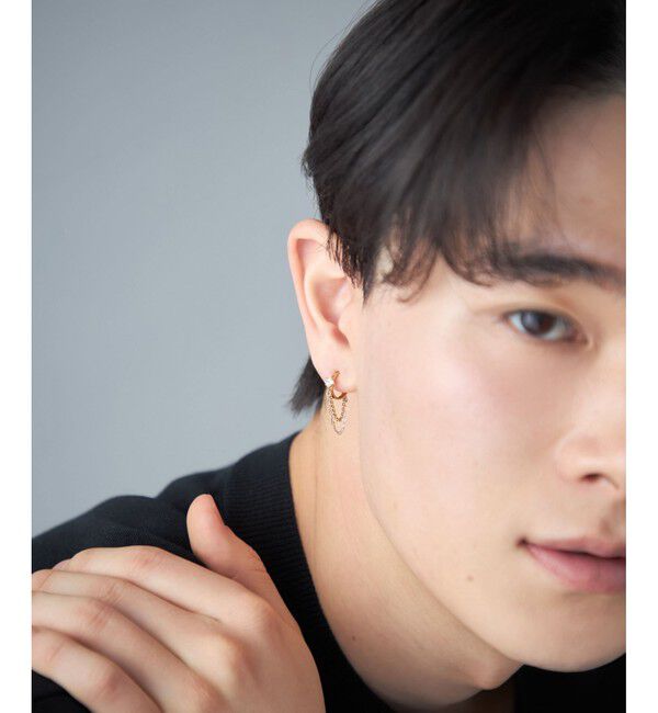 Jouete「イヤリング ジルコニア コンビカラー」|イヤリング|