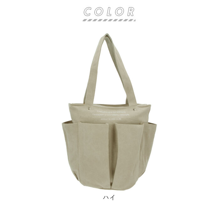 BACKYARD FAMILY「キャンバス トート ポケットたくさん 通販 大容量 トートバッグ デイパック ビッグサイズ」|トートバッグ|