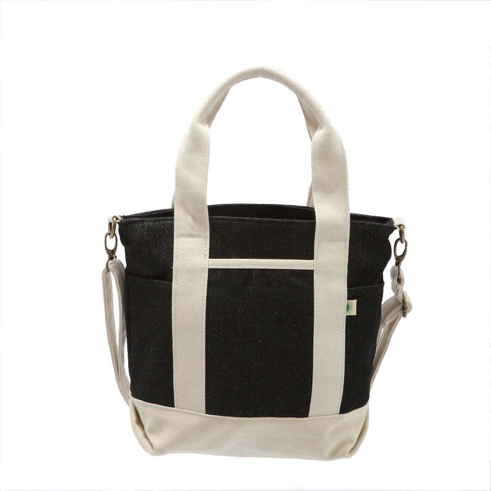 BACKYARD FAMILY「2wayトートバッグ トートバッグ キャンバス 2wayトートバッグ ファスナー付き レディース」|トートバッグ|ブラック3