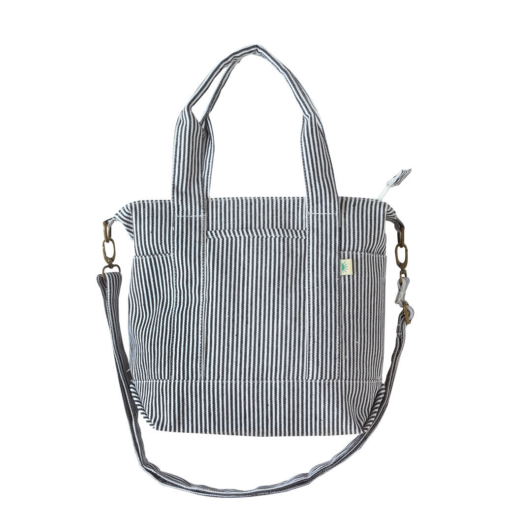 BACKYARD FAMILY「2wayトートバッグ トートバッグ キャンバス 2wayトートバッグ ファスナー付き レディース」|トートバッグ|ブルー2