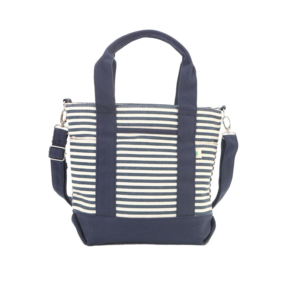 BACKYARD FAMILY「2wayトートバッグ トートバッグ キャンバス 2wayトートバッグ ファスナー付き レディース」|トートバッグ|ブルー7