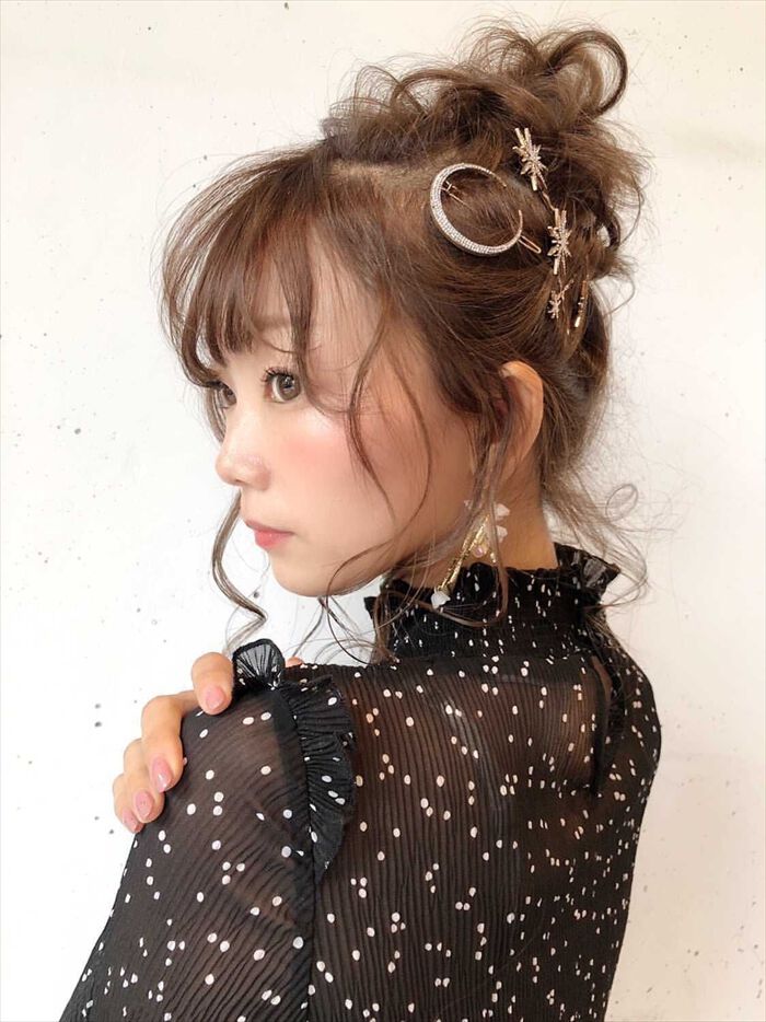 BACKYARD FAMILY「ブライダル ヘアアクセサリー 通販 ヘアピン 7本セット 星 大きめ スターモチーフ おしゃれ」|その他|
