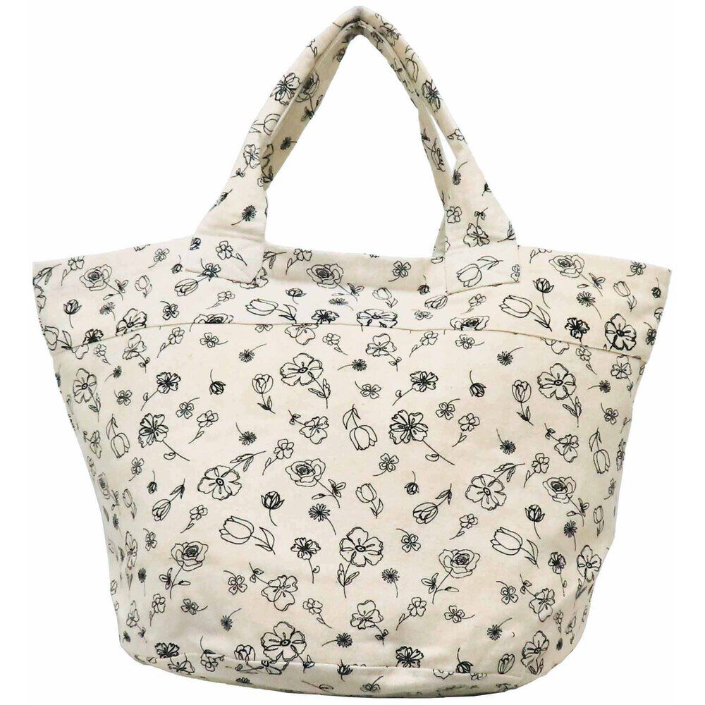 BACKYARD FAMILY「バケツ型 ショッピングバッグ 大容量 通販 エコバッグ ショッピングバック マザーズバッグ」|トートバッグ|ベージュ2