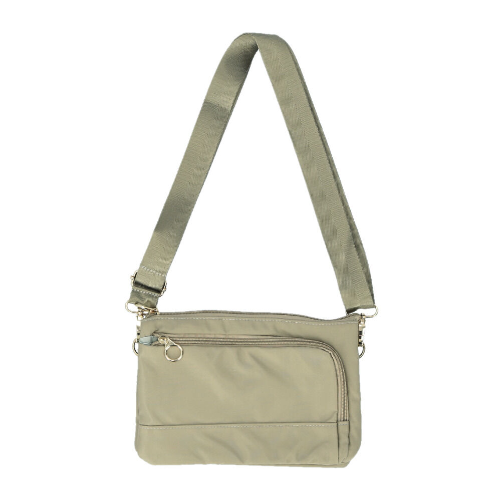 BACKYARD FAMILY「ショルダーバッグ レディース 斜めがけ 大人 軽量 ナイロン 通販 ショルダーバック ショルダー」|ショルダー・メッセンジャー|ベージュ1