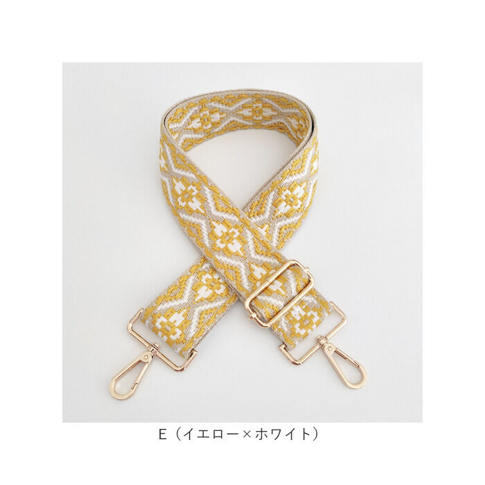 BACKYARD FAMILY「ショルダーストラップ バッグ 刺繍 通販 ショルダーベルト バッグ用 幅広 太め バック バック用」|その他|