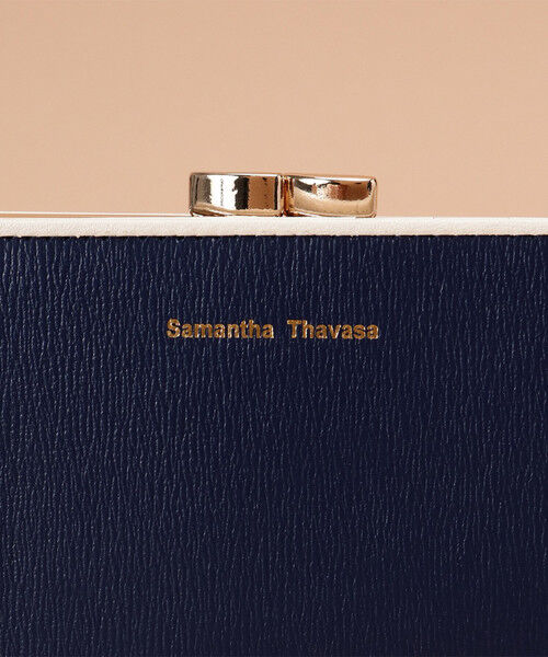 Samantha Thavasa「シンプルバイカラー口金折財布」|財布|