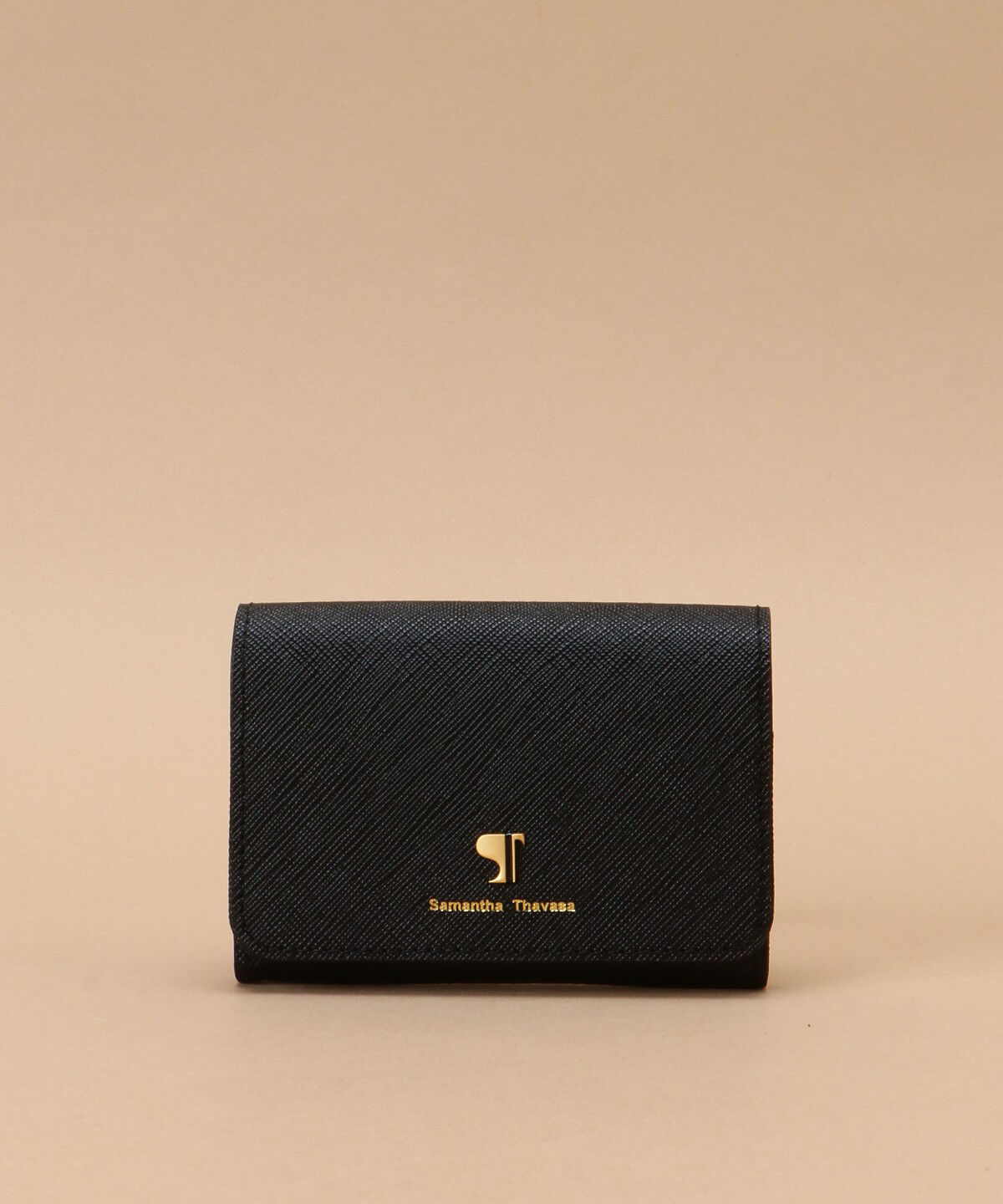 Samantha Thavasa「Pomme d'espoir ポムディスポワール ワンカラーカードケース」|名刺入れ・カードケース|ブラック