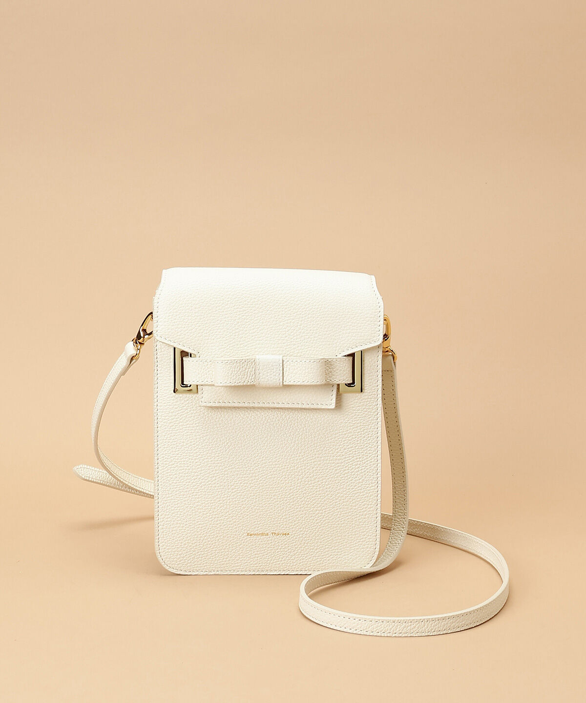 Samantha Thavasa「エムシュシュⅡ ショルダーバッグ 縦長サイズ」|ショルダー・メッセンジャー|オフホワイト