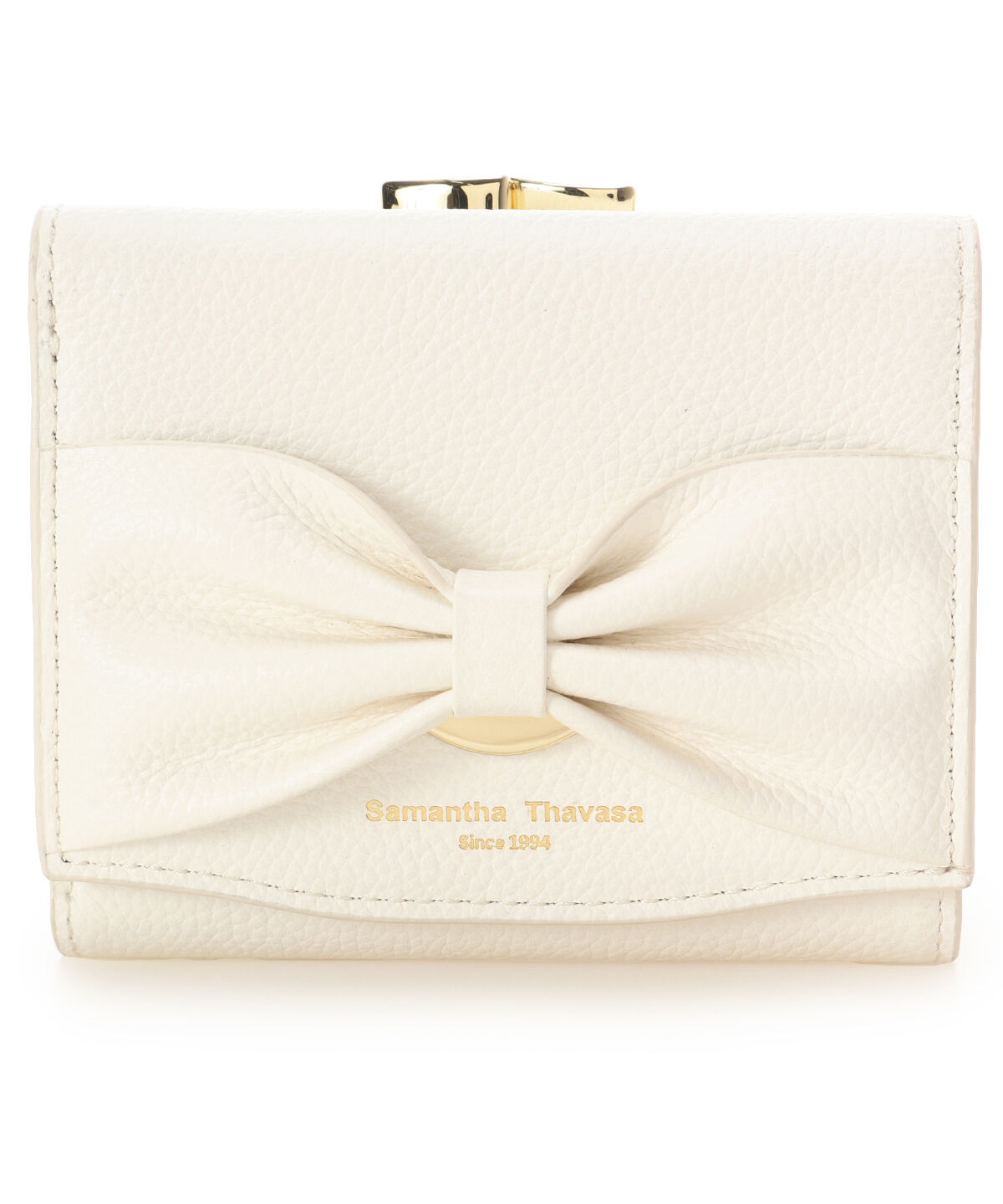 Samantha Thavasa「リボンモチーフ口金折財布」|財布|