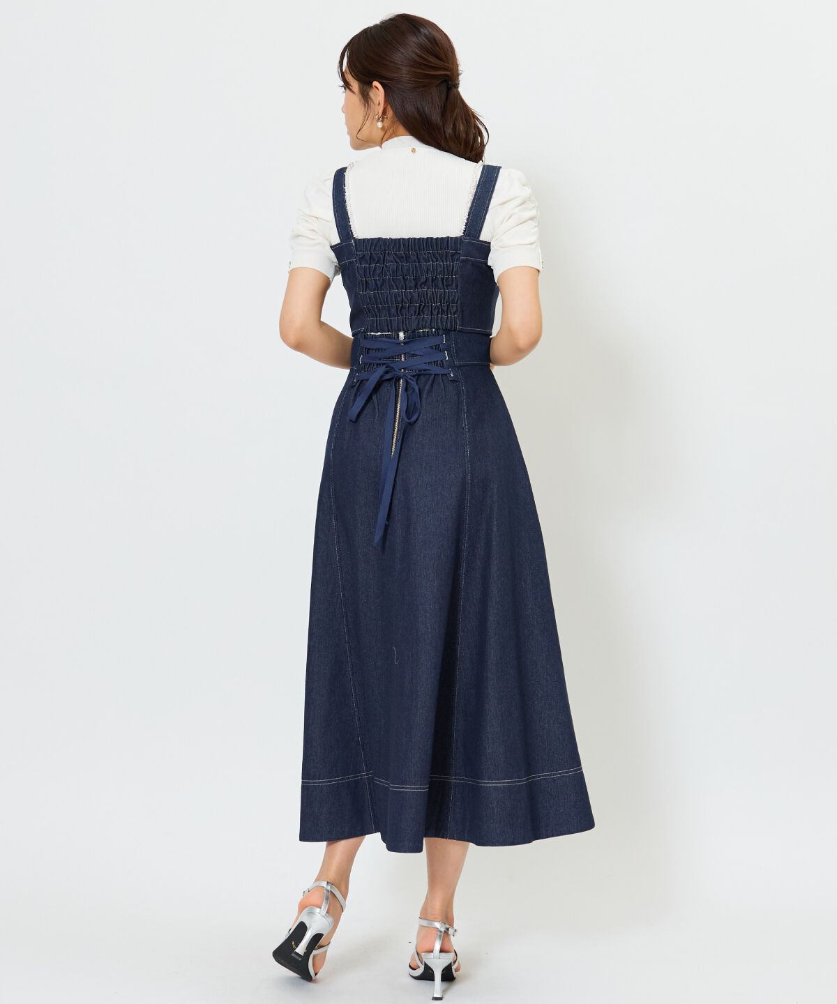 アンドクチュール「ウォッシュドデニムセットアップ」|ワンピース|