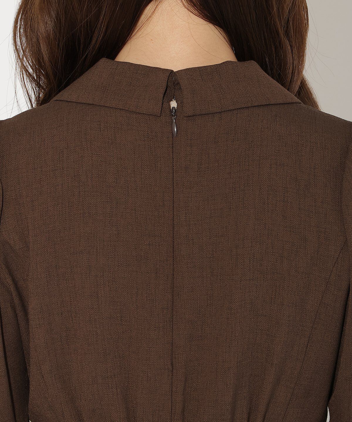 アンドクチュール「ジャケットレイヤードプリーツワンピース」|ワンピース|