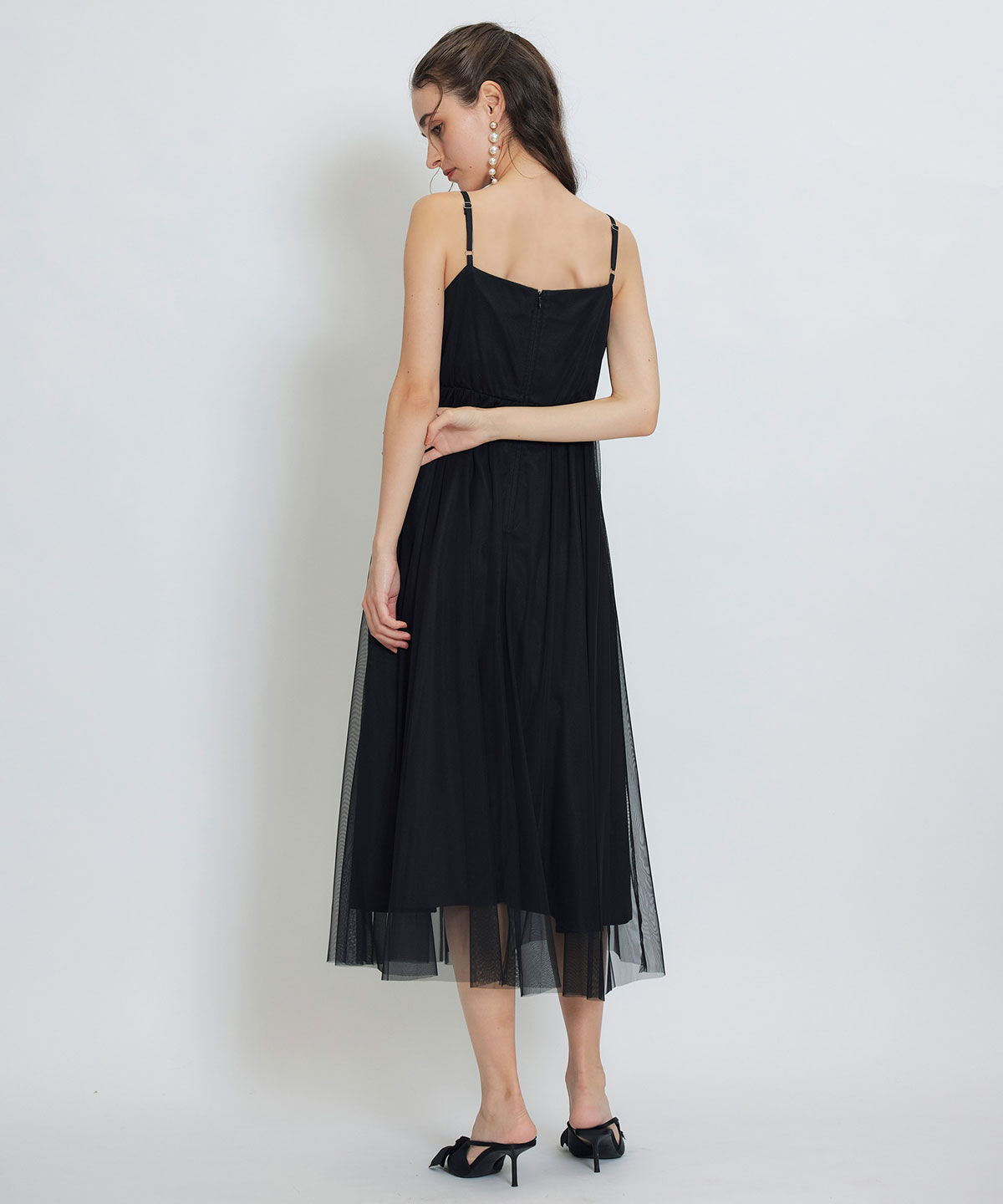 REDYAZEL「チュールフリルブラウス&times;キャミワンピースドレス」|ドレス|