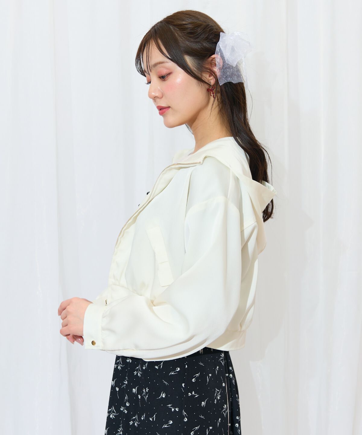 WILLSELECTION「リボンポケットブルゾン」|ブルゾン・スタジャン|