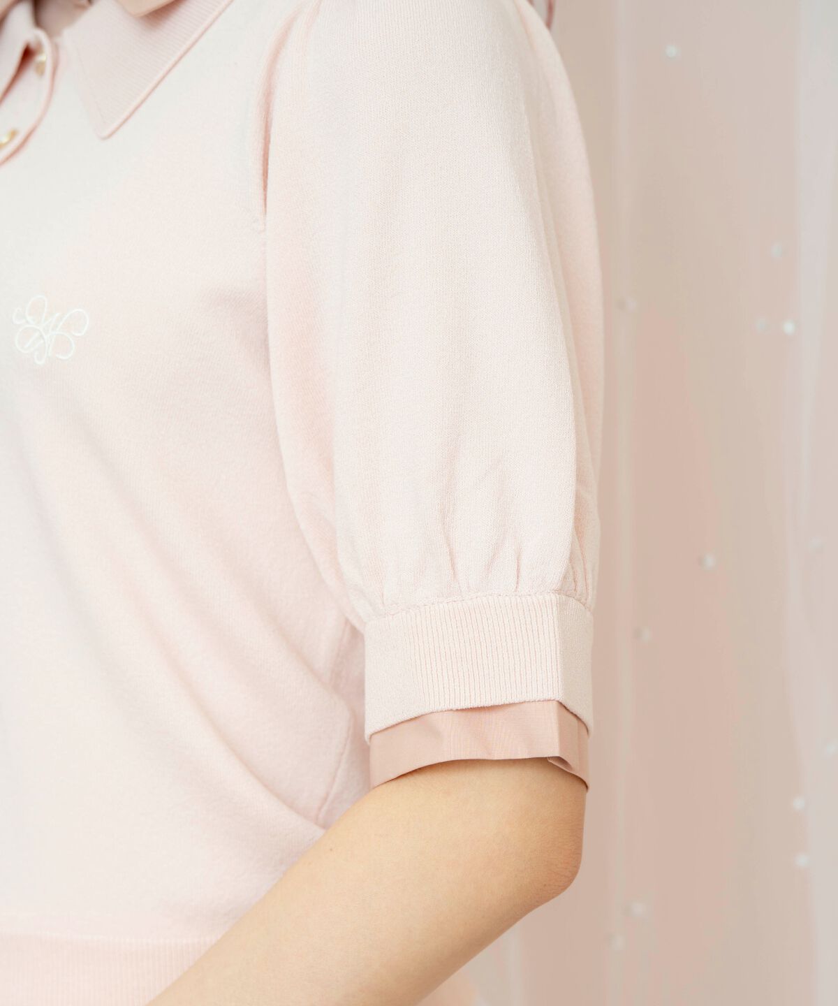 WILLSELECTION「レイヤード風ポロニット」|ニット・セーター|