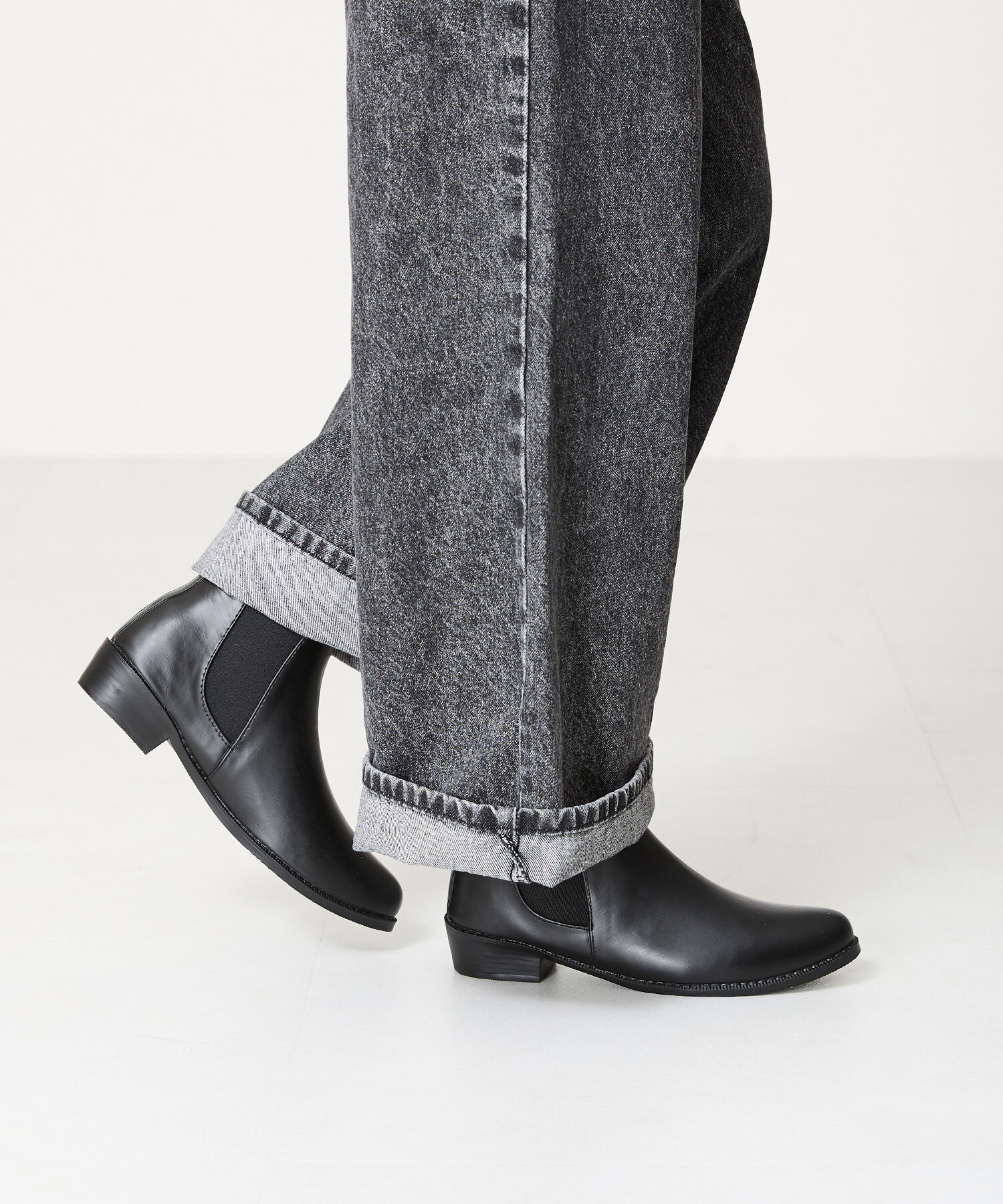 ORiental TRaffic「 ●晴雨兼用●【防水】レイン ショートブーツ /R-0009 厚手クッション入り」|ショートブーツ|