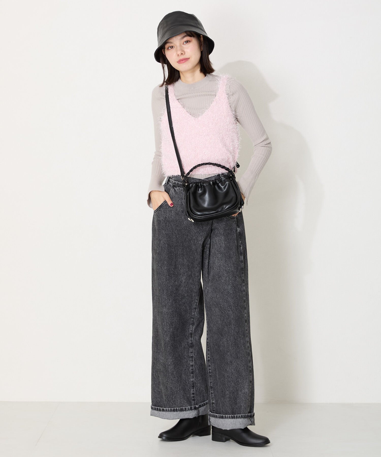 ORiental TRaffic「【防水】ベルトゴアレインブーツ/R-0013 レインシューズ　レインブーツ 人気 トレンド 売れてる」|ショートブーツ|