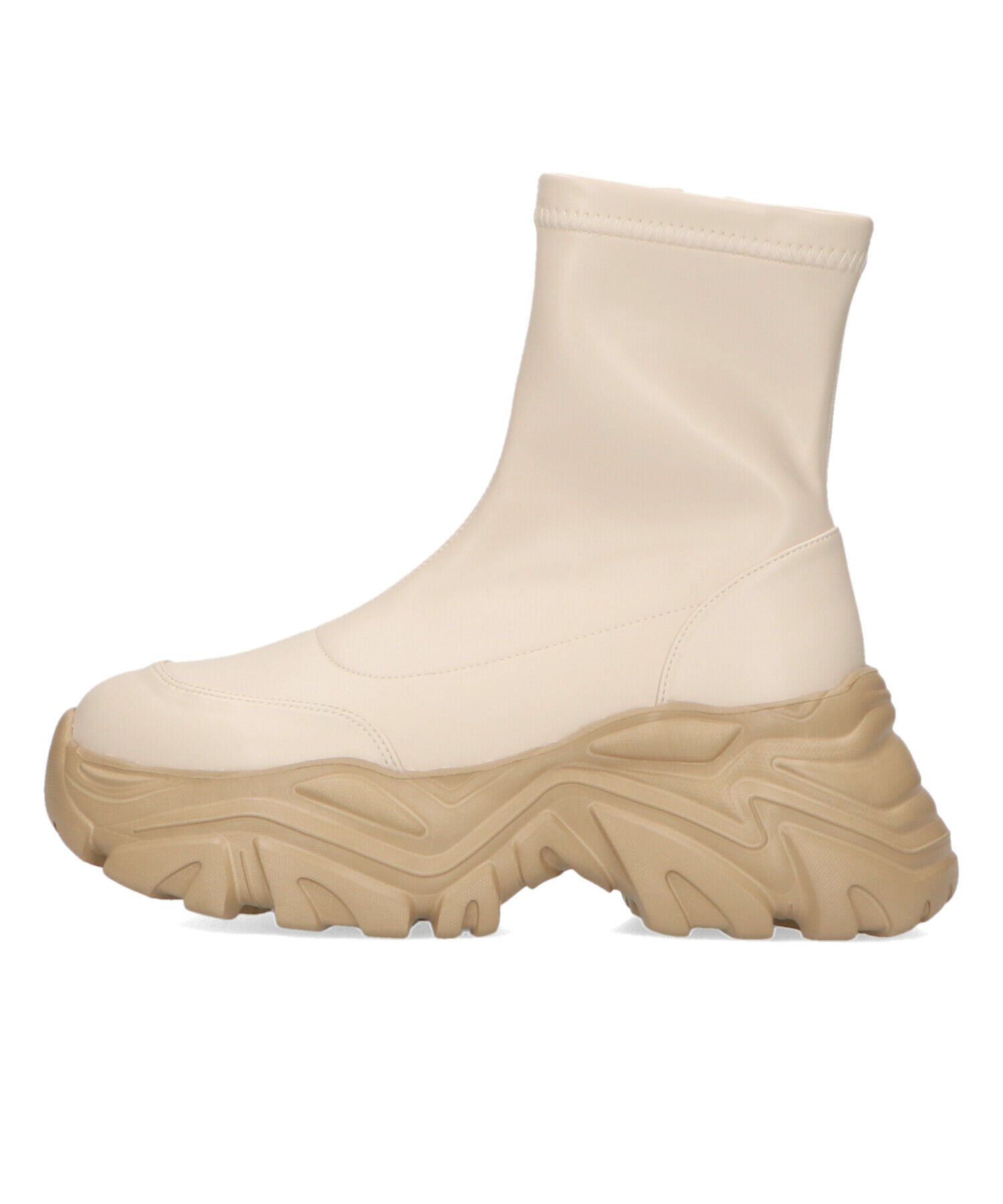 ORiental TRaffic「【 軽量 ・ 厚底 】 スニーカーソール ショートブーツ /41412 ストレッチ 美脚」|スニーカー|