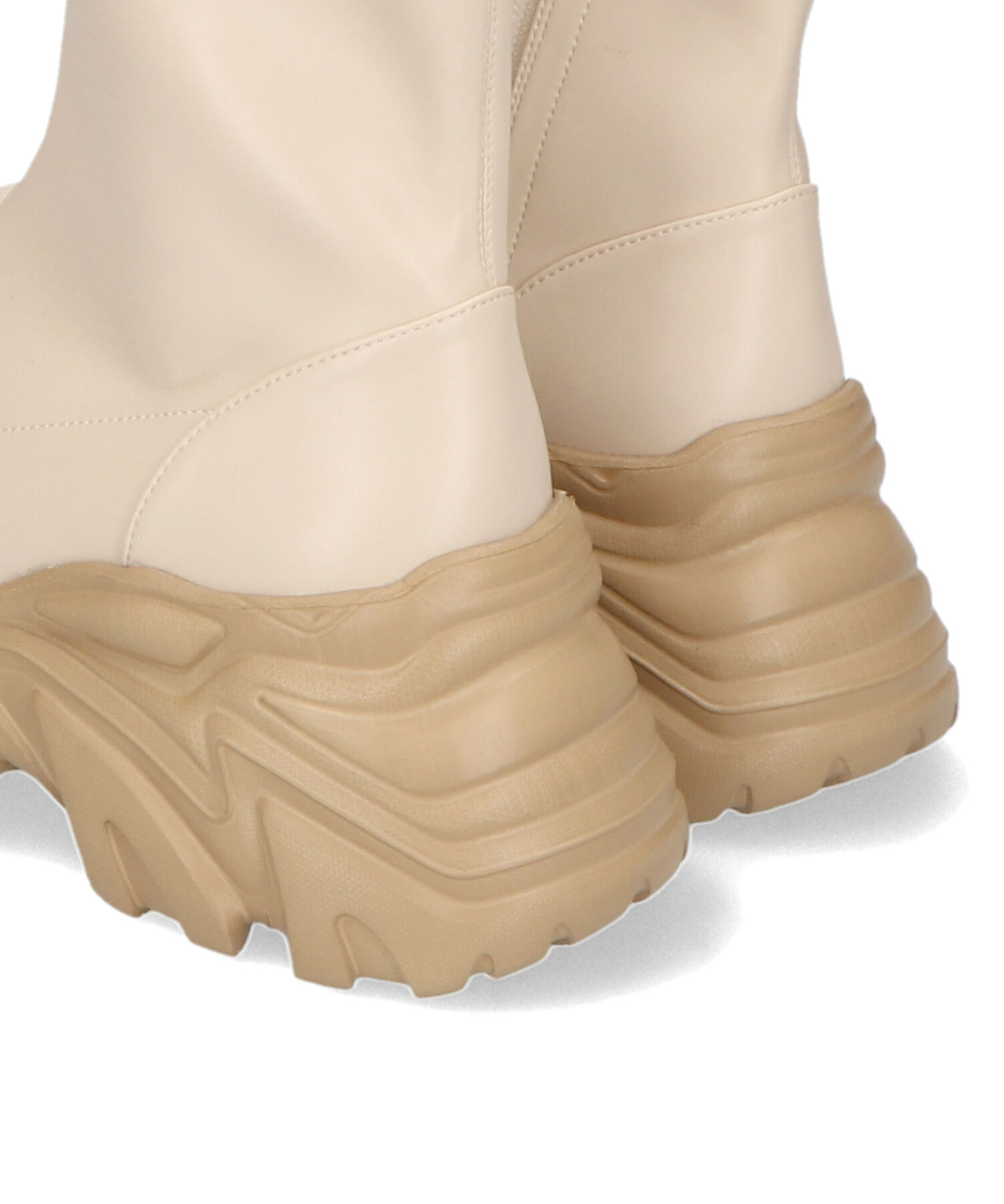 ORiental TRaffic「【 軽量 ・ 厚底 】 スニーカーソール ショートブーツ /41412 ストレッチ 美脚」|スニーカー|