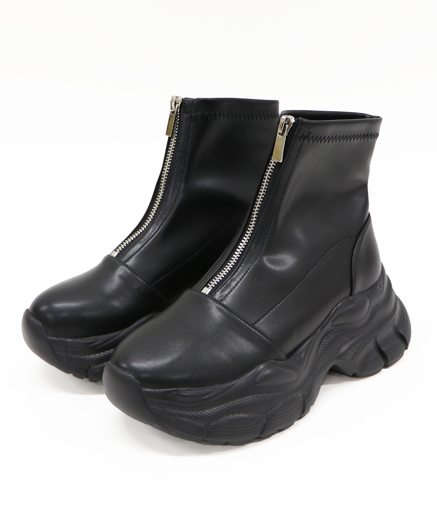 ORiental TRaffic「フロントジップスニーカーソールブーツ/41437」|ショートブーツ|