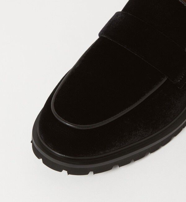 ODETTE E ODILE「ベルベットタンクローファー フラット30&uarr;」|ローファー|