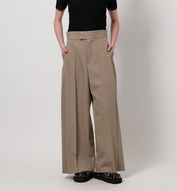 ASTRAET「＜ASTRAET＞サイドタック バギーパンツ」|チノ|