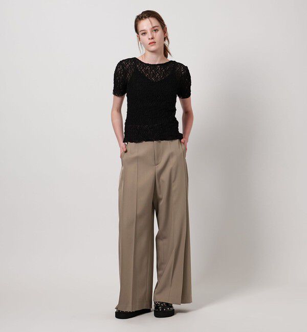 ASTRAET「＜ASTRAET＞サイドタック バギーパンツ」|チノ|