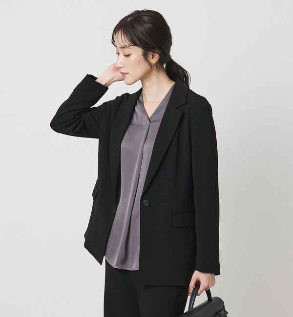 UNITED ARROWS「drapy テーラード ジャケット」|テーラードジャケット|BLACK