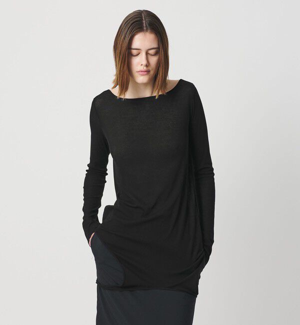 AEWEN MATOPH「＜AEWEN MATOPH＞イレギュラーレイヤード ロングスリーブカットソー ‐2WAY‐」|Tシャツ・カットソー|