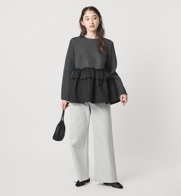 UNITED ARROWS「ペプラムフリル カットソー」|Tシャツ・カットソー|