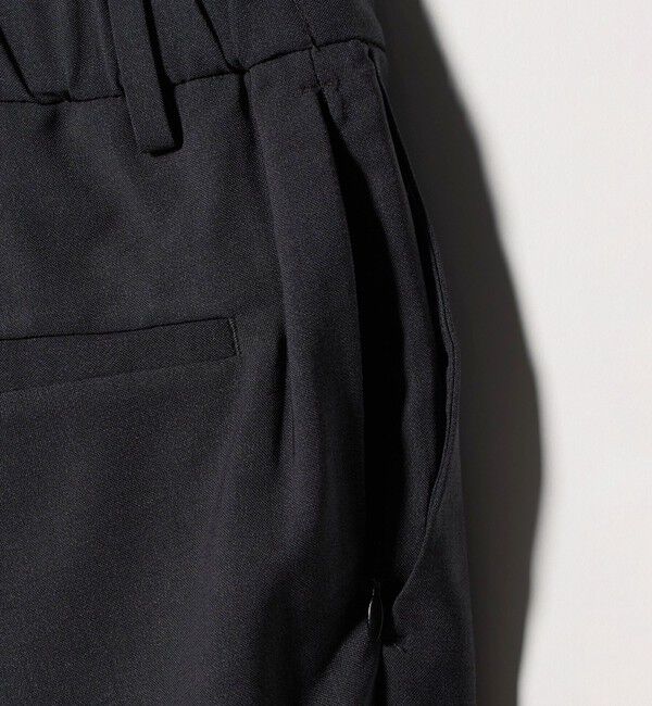UNITED ARROWS「ウールルック ノープリーツ テーパード パンツ UA COZY　ウォッシャブル　ヨコストレッチ」|スラックス|
