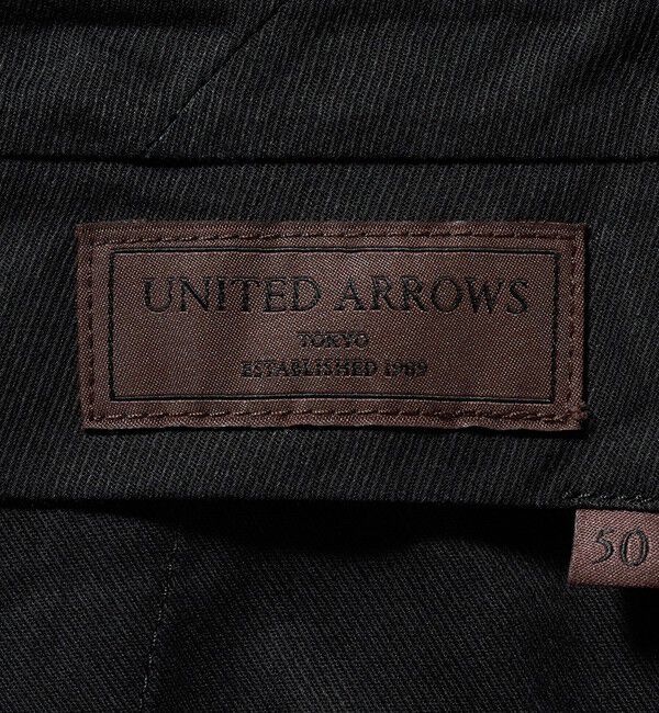UNITED ARROWS「トロピカル ノープリーツ スラックス COMFORT EASY‐MODEL 2WAYストレッチ 撥水」|スラックス|