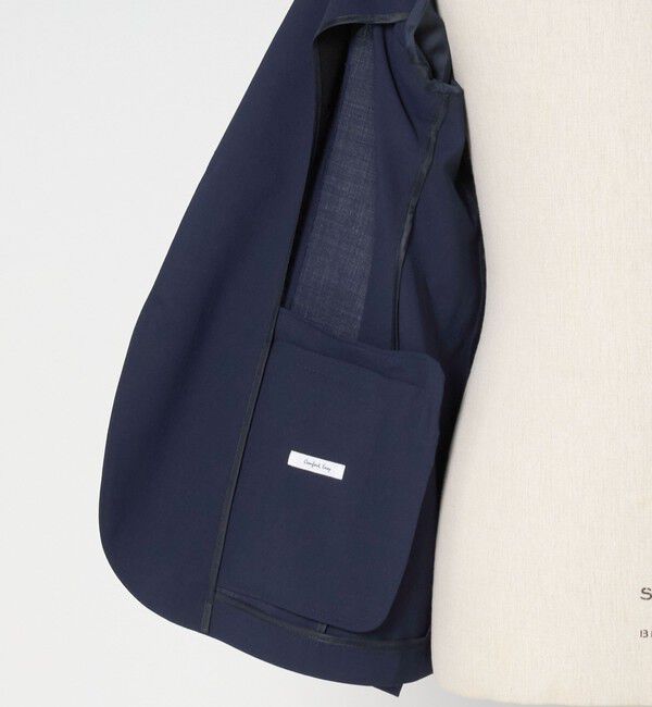 UNITED ARROWS「トロピカル シングル 3ボタン テーラードジャケット COMFORT EASY‐MODEL 2WAYストレッチ 撥水」|テーラードジャケット|