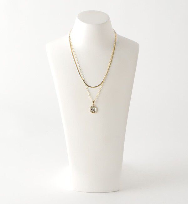 UNITED ARROWS green label relaxing「スネークチェーン＆コイン 3WAY ネックレス」|ネックレス|
