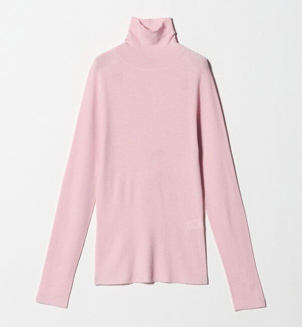 UNITED ARROWS green label relaxing「ウール シアー リブ タートルネック ニット ウォッシャブル」|ニット・セーター|