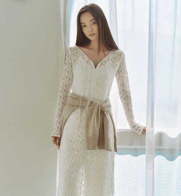 UNITED ARROWS green label relaxing「＜SEASONAL COLLECTION＞2WAY レース ワンピース」|ワンピース|