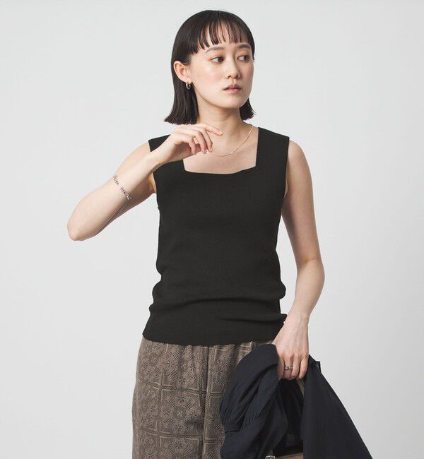 UNITED ARROWS green label relaxing「ニット タンクトップ ウォッシャブル」|タンクトップ|