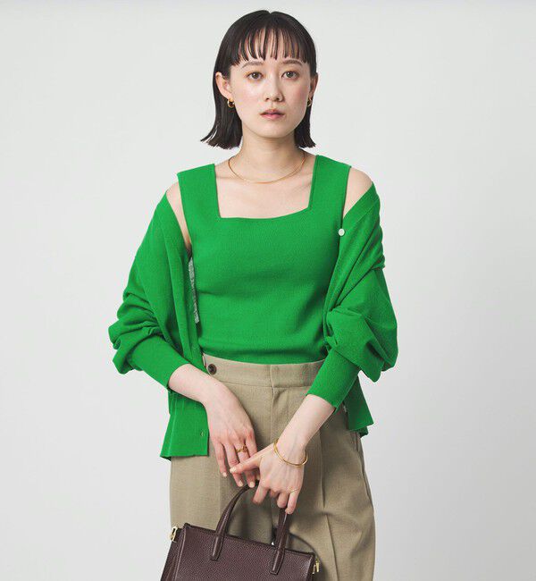 UNITED ARROWS green label relaxing「ニット タンクトップ ウォッシャブル」|タンクトップ|