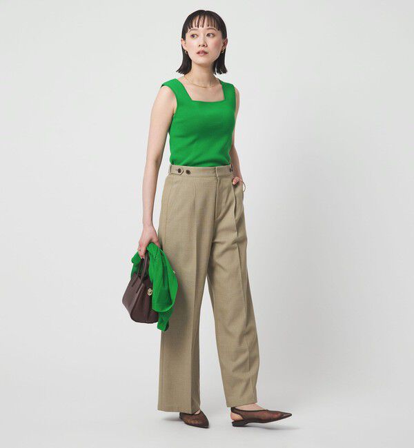 UNITED ARROWS green label relaxing「ニット タンクトップ ウォッシャブル」|タンクトップ|