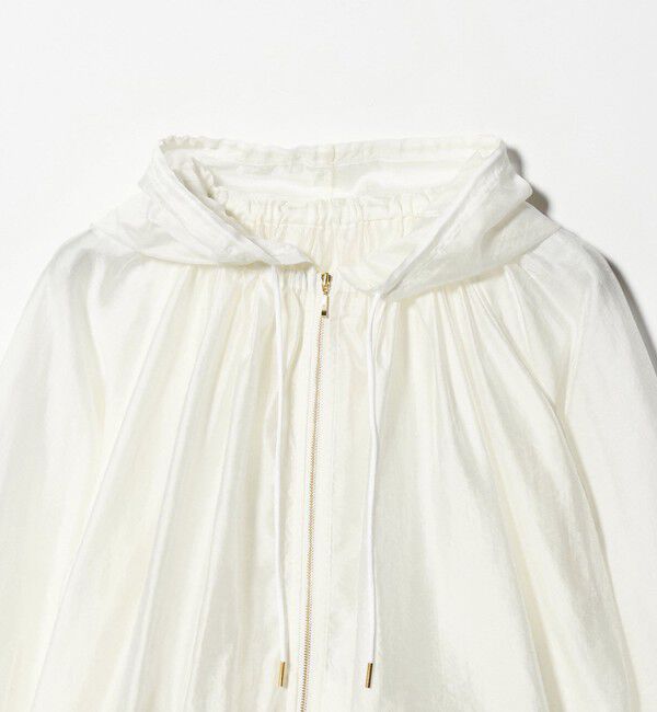 UNITED ARROWS green label relaxing「シアー ギャザー フード ブルゾン」|ブルゾン・スタジャン|