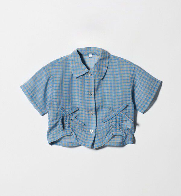 UNITED ARROWS green label relaxing「シースルー チェック シャツ / キッズ  100cm-130cm」|シャツ・ブラウス|